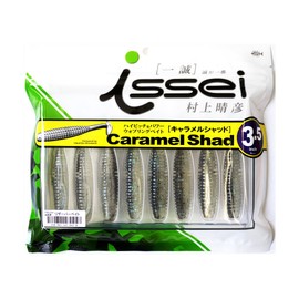 ISSEI Worm Caramel Shad 3.5" Reservoir Bait #22 Lure