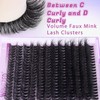 Lash Extension Kit Lash Clusters Thick Individual Lashes 10-16mm Eyelashes