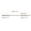 sourcing map 20Pcs M6x160mm 304 Stainless Steel Double End Threaded