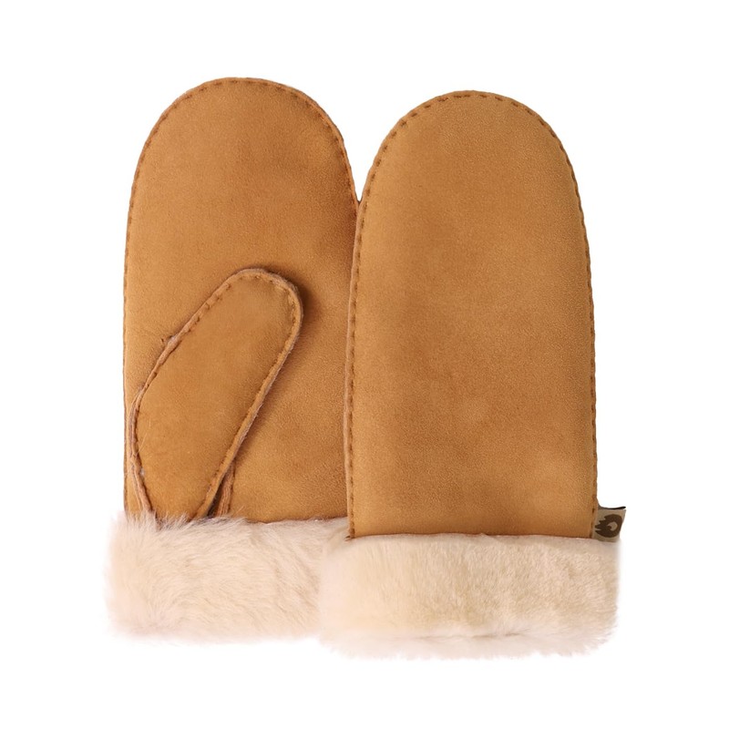 Kathyland Kids Mittens with Sheepskin Lining for Winter Cold Weather