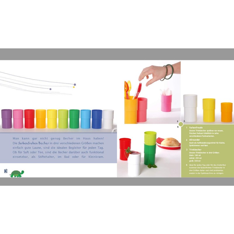 Plastic Drinking Cups, Party Cups, Children's Cups, 180 ml