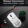 T66 Wireless Gaming Mouse, 2,4 G Honeycomb Hollow Design Photoelektrische