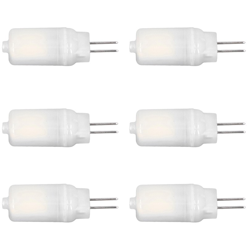 6pcs G4 LED Bulb 12V 360° Luminescence 360° Heat Dissipation