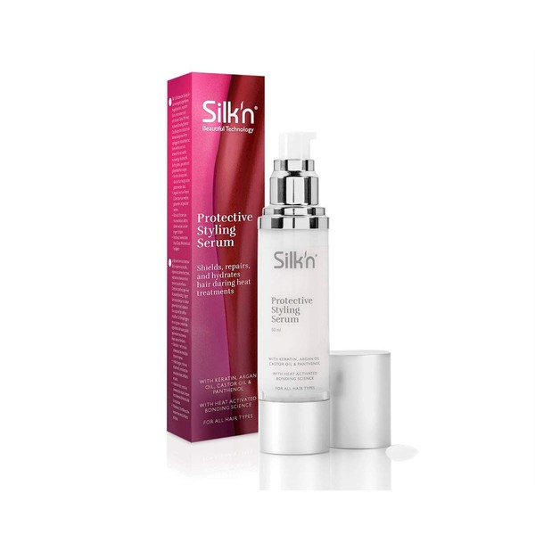 Silk'n Protective Styling Serum - Regenerates and Provides Hair - Blow Drying - Styling - 50 ml