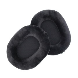 Gatuida 2pcs Velour Ear Pads Cushion for Headphones Comfortable Replacement Earpads for Dj Use Easy Installation Set