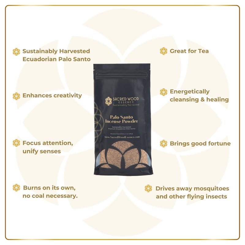 Sacred Wood Essence Palo Santo Incense Powder