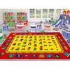 Kids Rugs Educational/Playtime Red Yellow Fun Learning Numbers ABC’s Letters