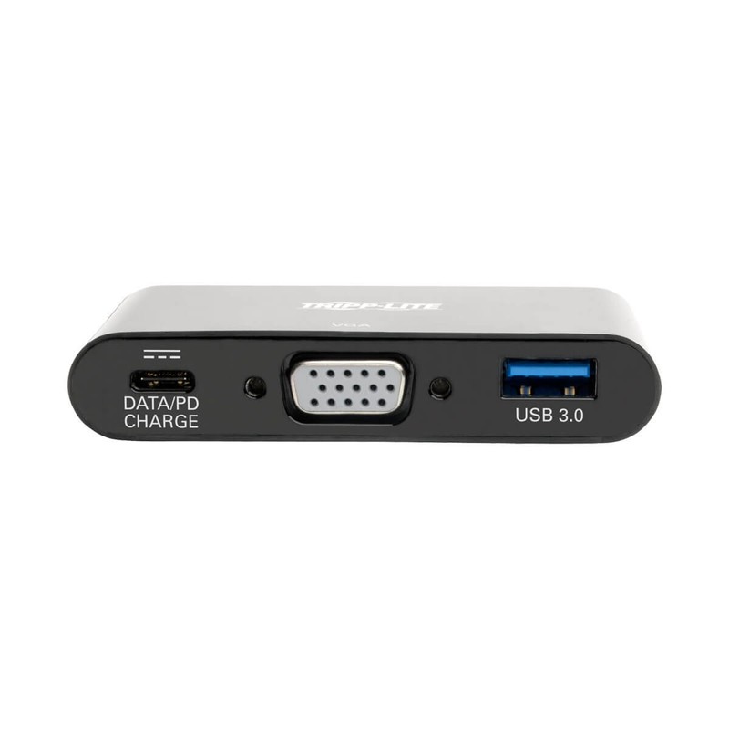 Tripp Lite USB C to VGA Multiport Adapter w/ USB-A