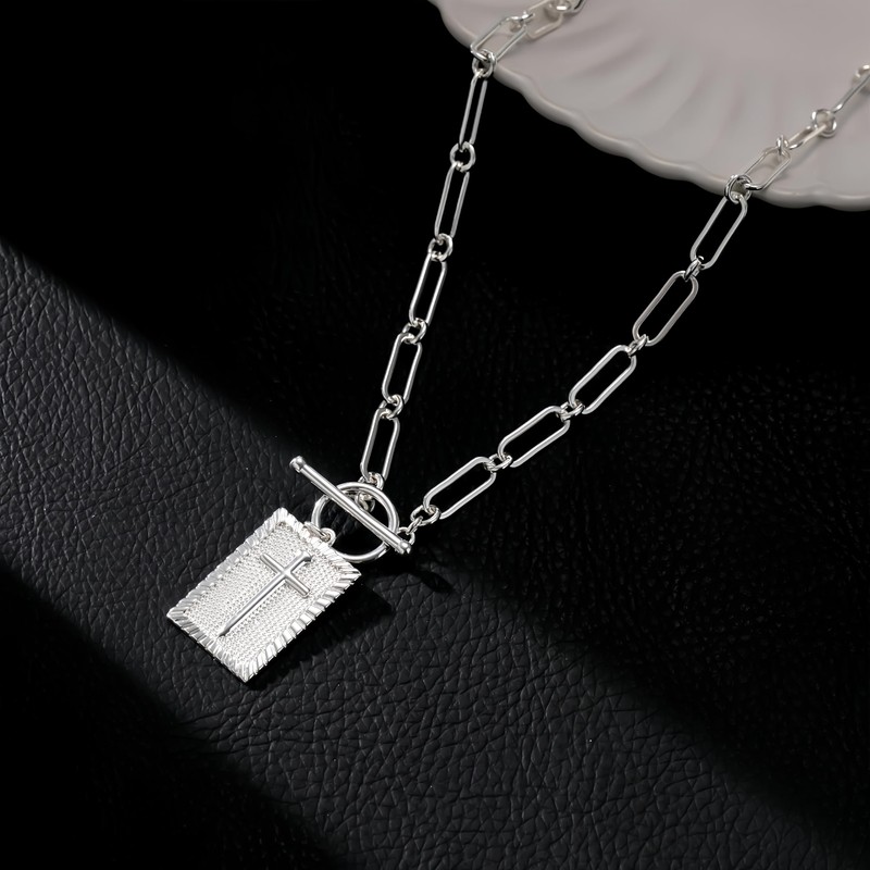 IN Chenthy Cross Necklace for Women - 14K Gold Plated