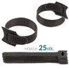 Pack of 25 Velcro Cable Ties, 15 cm, Strong Hold,