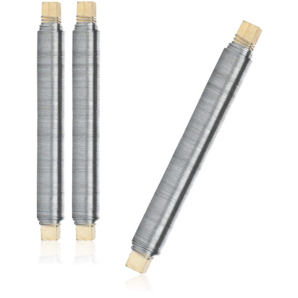 com-four® 3 x Flower Wrapping Wire Set - Binding Wire