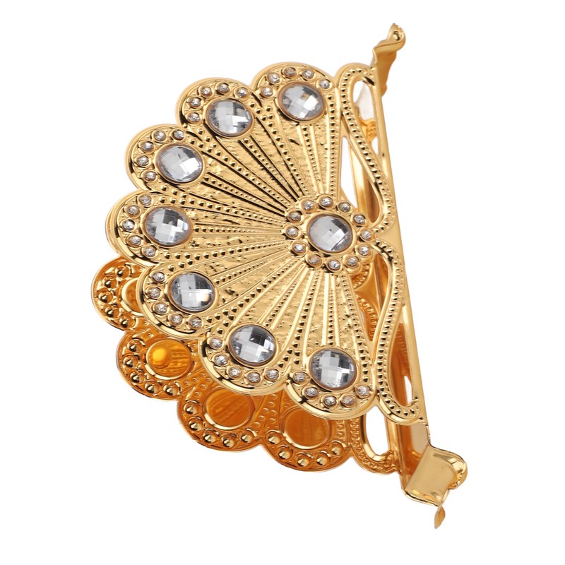 Golden Metal Napkin Holder Exquisite Light Luxury European Style Zinc