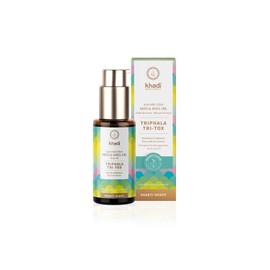 khadi Triphala Tri-Tox Ayurvedic Elixir Skin & Soul Oil, Skin & Body Oil, Feel Your Lightness, Everything Flows! 100% Plant-Based, Natural & Vegan, Certified Natural Cosmetics, 50 ml