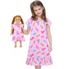 Matching Girls & Doll Nightgowns Clothes Unicorn Pajamas Sleepwear Outfit for Girls and American 18" Girl Doll