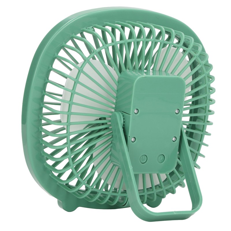 Desktop Fan Power Adjustable Low Noise Rechargeable Mini Portable Vertical