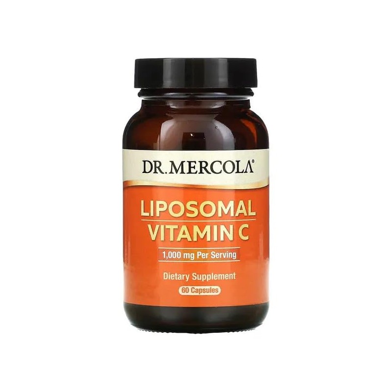 Dr. Mercola Liposomal Vitamina C, 1000mg per serving, 60 Capsules