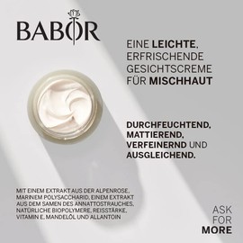 BABOR SKINOVAGE Balancing Cream, Face Cream for Combination Skin, Matte Moisturiser for Even Complexion, Anti-Ageing, 50 ml