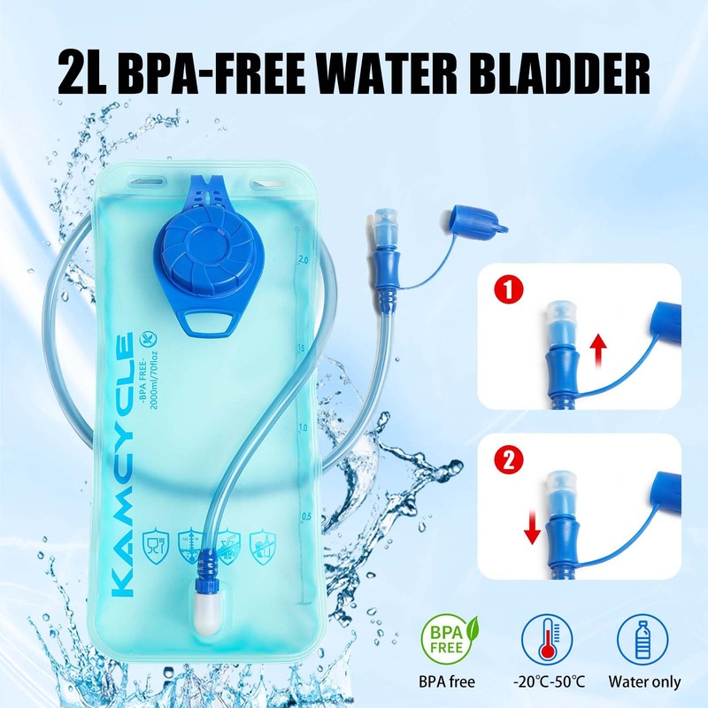 Hydration Backpack, Hydration Backpack with 2L Hydration Bladder, Running Backpack