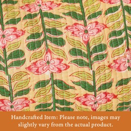 Saffron Marigold Quilted Floral Makeup Bag Set – Madagascar Prewinkle Butter Pattern 3 Sizes, Waterproof Lining, Make Up Travel Cosmetic & Toiletry Bags For Traveling Women