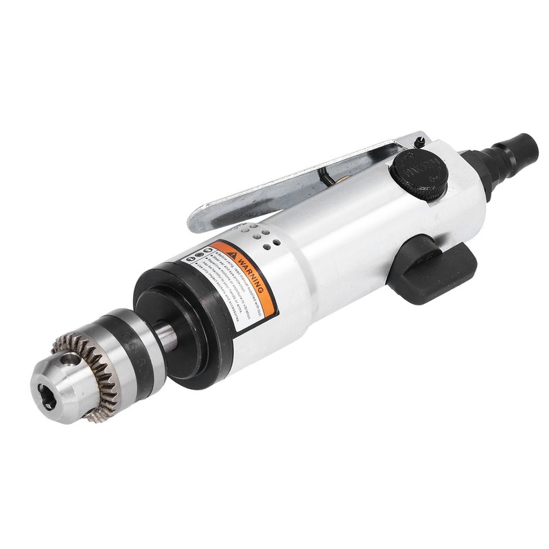 3/8in Chuck Pneumatic Drill StraightType Multifunctional RustProof Durable Industrial Air