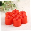 Velas LED Rojas sin Llama, 20 Piezas de Plástico