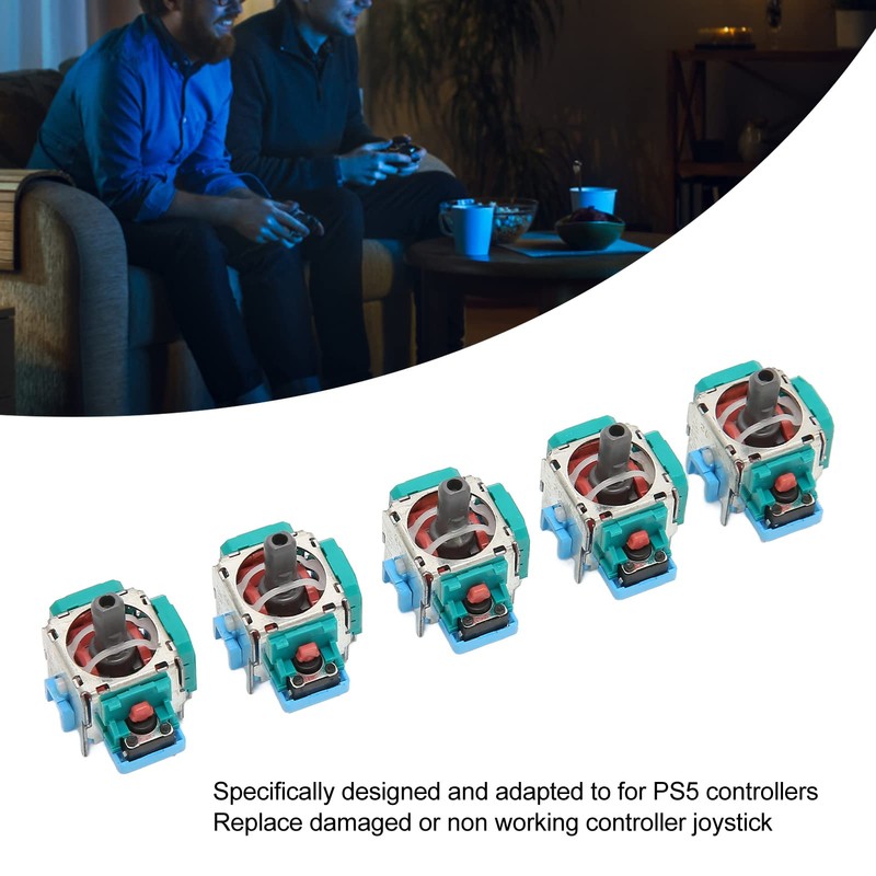 Pack of 5 3D Joystick Analogue Stick for Game Controller,