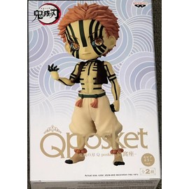 Banpresto Slayer Akaza Figure Q Posket 14 cm Ver.B, 198769, One Size