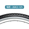 Hycline 2-Pack Cruiser Bike Tires: 26x2.125 Inch Folding Replacement Puncture-Resistant