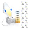 Ensenior 12 Pack 6 Inch Ultra-Thin LED Recessed Light with