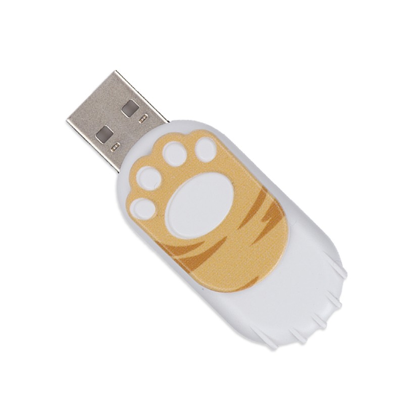 Flash Drive Cat Paw Shape Portable U Disk Large Storage