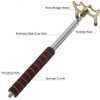 Cue Stick with 3 Brass Bridge Heads, Retractable Pool Cue,