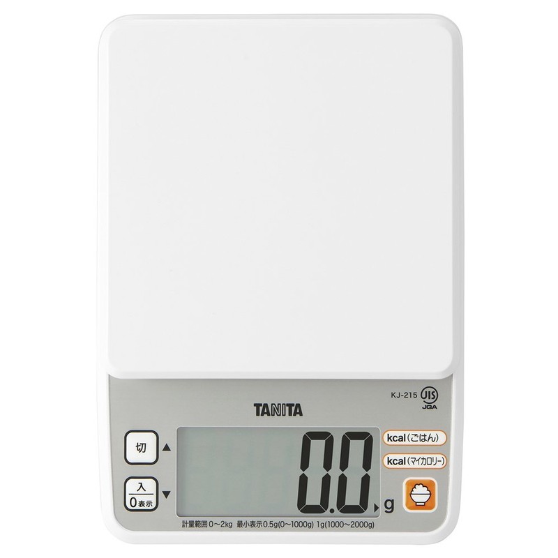 Tanita KJ-215 WH Cooking Scale, Kitchen Scale, Cooking, Calories, Digital,