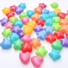 CaiYuanGJ Pack of 50 Ocean Ball Toys for Children, Sea Ball Balls, Pool Balls for Children, Playhouse, Swimming Toy for Children, for Outdoor Water Play, Indoor Pool, Birthday Party, Pool Party