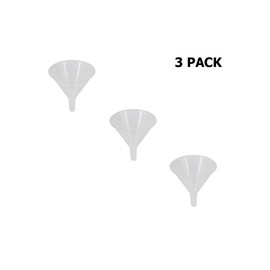Plastic Funnel 2 inch diameter for General Purposes, Lab Car Kitchen Art Home Tools, Liquids Sand - Set of 3
