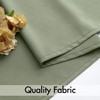 MIULEE Sage Green Privacy Sheer Curtains That Let Light in