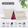 CISSOOK Beige Case for MacBook Pro 13 Inch 2023 2022