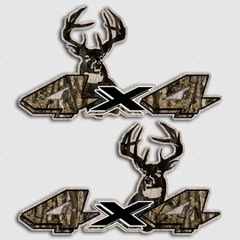 Dakota Truck Hunting Sticker 4x4 Camo Deer Decal