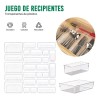 Organizador De Cajones Joyas Maquillaje 25 Pzas De Plástico