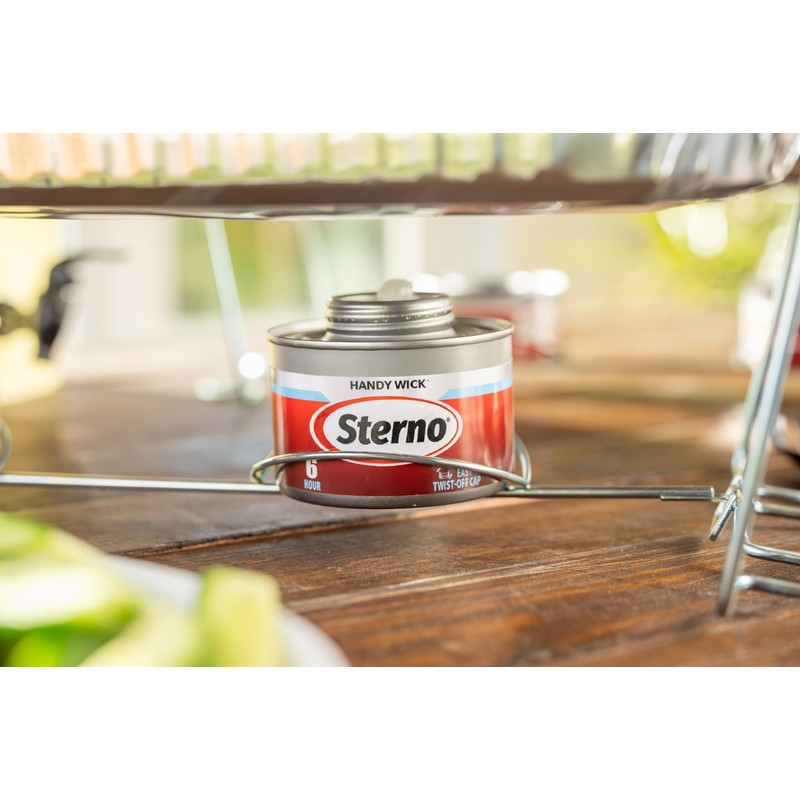 Sterno Fuel Cans - 6-Hour Burn, (6-Pack) Chafing Dish Fuel
