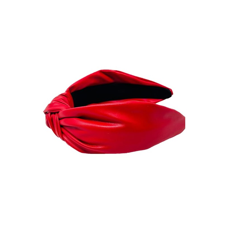 Shimmer Anna Shine Women's Leather Headband (Red)
