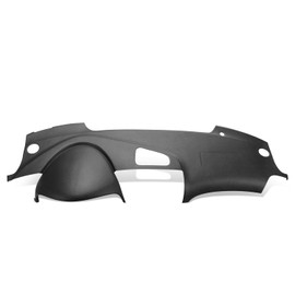 Auto Dynasty - Front ABS Molded Dash Board Cover Cap Overlay Compatible with Acura TL 2004-2008, Textured Black