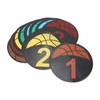 Flat Cones Spot Markers Numbered Floor Spot Markers Set Soccer
