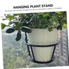 Levemolo Balcony Hanging Planter Baskets Durable Metal Railing Planter Stand