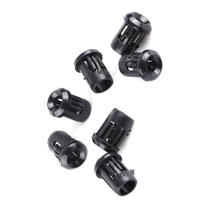 Kodrily 50Pcs 3mm LED Holder Black, Nylon LED Lamp Holders