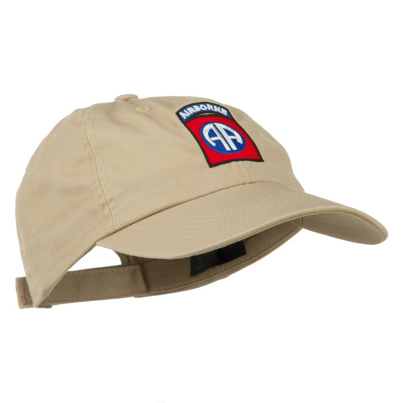 e4Hats.com 82nd Airborne Military Embroidered Pigment Dyed Cotton Cap -