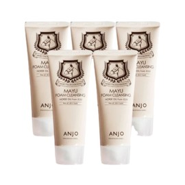 Ange Horse Oil Foam Cleansing 100ml x 5 / 앙쥬 마유 폼클렌징 100ml x 5개