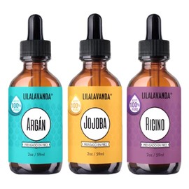 Kit de Aceites para el Cabello Argán, Jojoba y Ricino – 3x59 ml