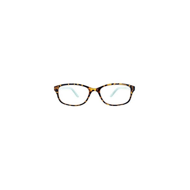 SAV Eyewear Women's Victoria Klein 9082 Turquoise Square Reading Glasses,
