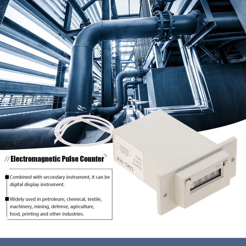 CSK5-YKW 5 Digit Electromagnetic Pulse Counter AC220V / AC110V /