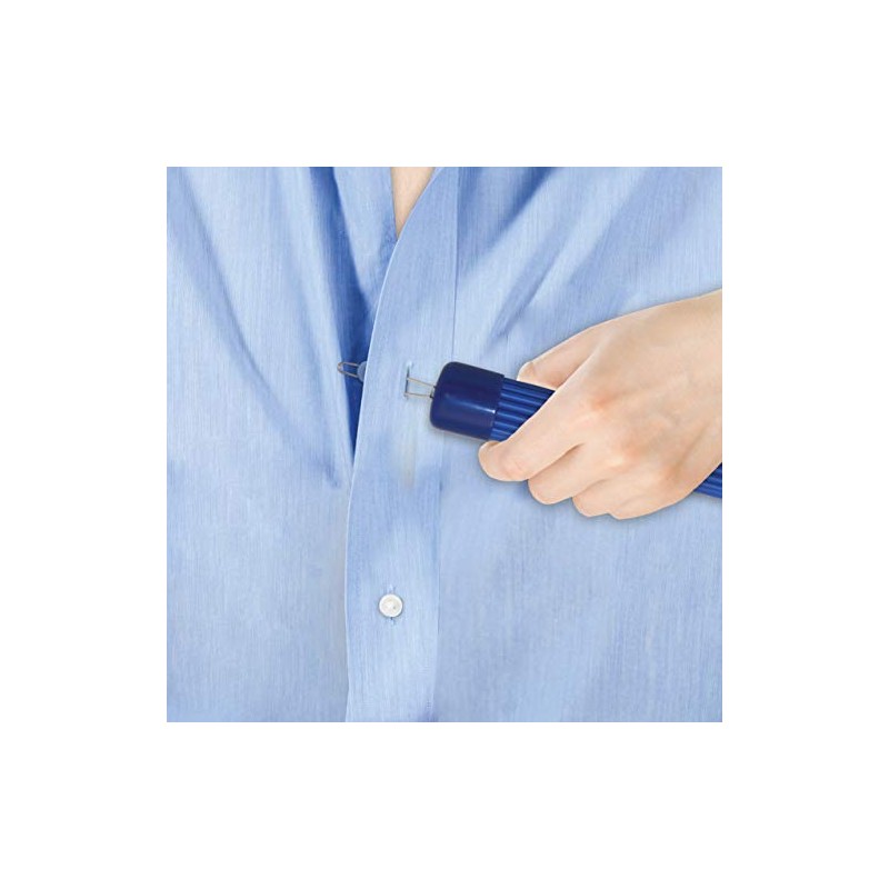 Rehabilitation Advantage Ribbed Handled Button Aid with Zipper Pull